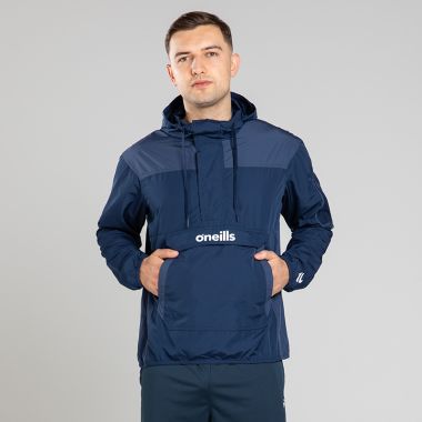 O&#039;Neills Men&#039;s Drifter Half Zip Hooded Windbreaker Marine