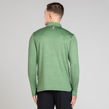O&#039;Neills Men&#039;s Strive Half Zip Midlayer Top Green / White