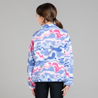 O'Neills Kids' Stella Snap Fleece Top Blue / Sky / Pink
