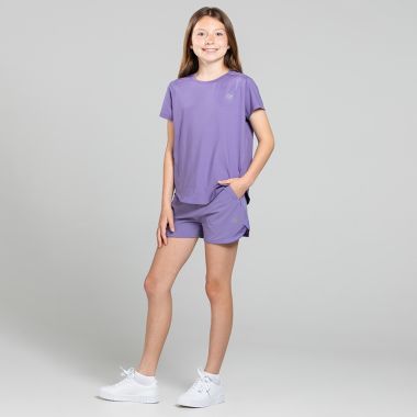 O'Neills Kids' Ember Training Shorts Purple / Grey