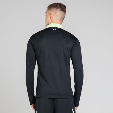 O&#039;Neills Men&#039;s Charge Half Zip Midlayer Top Black / Green