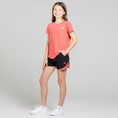 O'Neills Kids' Ember Training Shorts Black / Pink