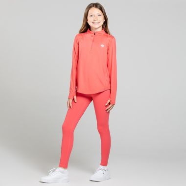 O'Neills Kids' Ember Half Zip Top Pink / White