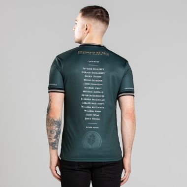 O'Neills Derry Player Fit Bloody Sunday Commemoration Jersey Green