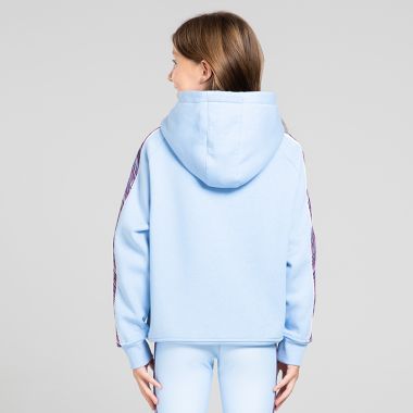 O'Neills Kids' Miley Brushed Pullover Hoodie Blue / Pink