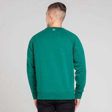 O&#039;Neills Men&#039;s 1916 Discovery Fleece Crew Neck Sweatshirt Green / Gold