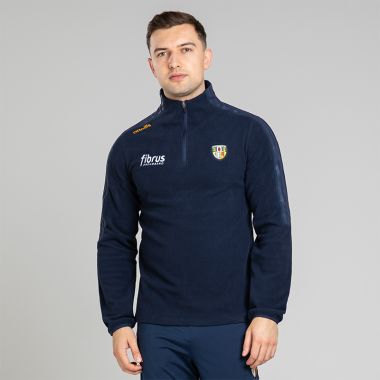 O'Neills Antrim GAA Men's Hydra Half Zip Fleece Marine / Amber