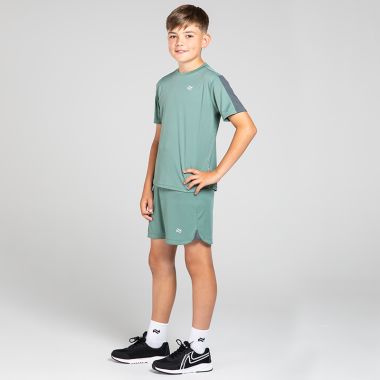 O&#039;Neills Kids&#039; Phantom Training Shorts Green / Dark Grey