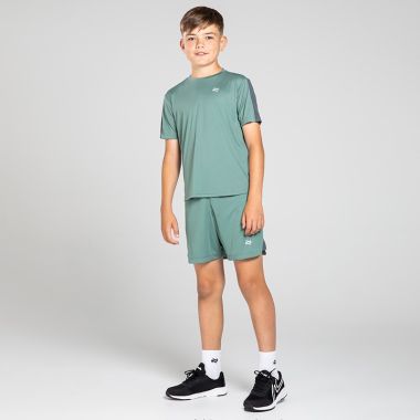 O'Neills Kids' Venom T-Shirt & Phantom Short Green / Grey