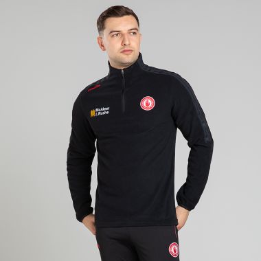 O'Neills Tyrone GAA Men's Hydra Half Zip Fleece Black / Red