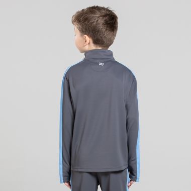 O'Neills Kids' Unleash Half Zip Midlayer Dark Grey / Blue