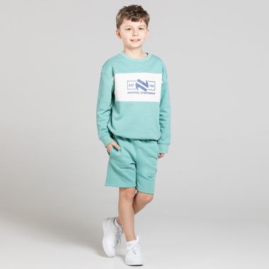 O'Neills Kids' Sonas Sweatshirt & Shorts Set Green