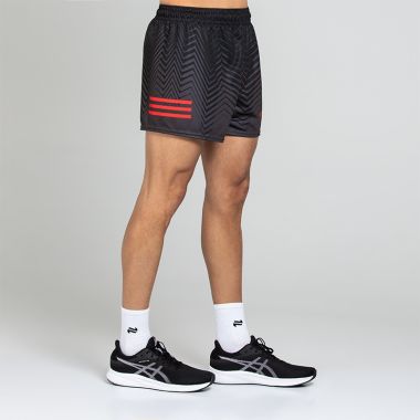 O'Neills Men's Nova Shorts Black / Dark Grey / Red