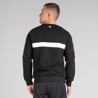 O&#039;Neills Men&#039;s Aspire Crew Neck Sweatshirt Black / White