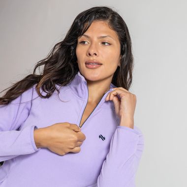 O&#039;Neills Women&#039;s Cairo Half Zip Fleece Purple