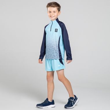 O'Neills Kids' Max Midlayer Half Zip Top Blue / Marine / Purple