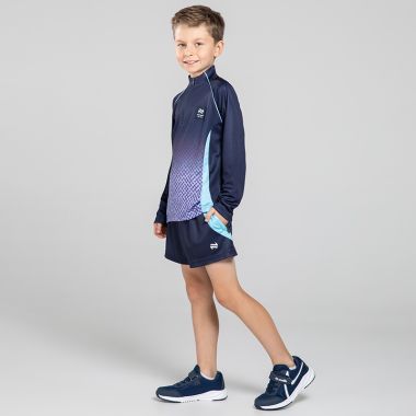 O'Neills Kids' Max Midlayer Half Zip Top Marine / Purple / Blue
