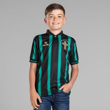 O&#039;Neills Kids&#039; Celtic Cross Heritage Jersey Black / Green