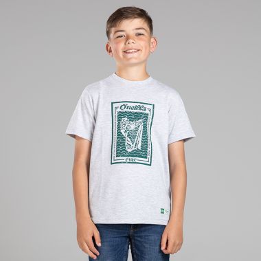 O&#039;Neills Kids&#039; A Chara Harp T-Shirt Grey