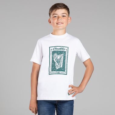 O&#039;Neills Kids&#039; A Chara Harp T-Shirt White