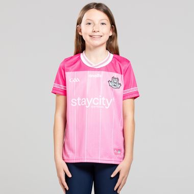 O'Neills Dublin GAA Kids' Pink Jersey 2026