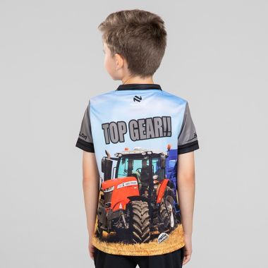 O'Neills Kids' Top Gear!! Ploughing Jersey Grey