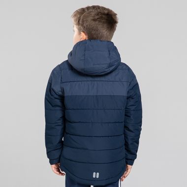 Kids&#039; Maddox Hooded Padded Jacket Marine
