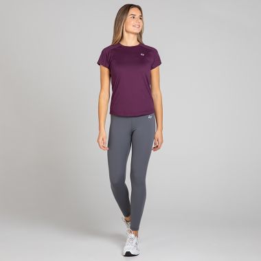 O'Neills Women's Luxe T-Shirt Purple / Silver