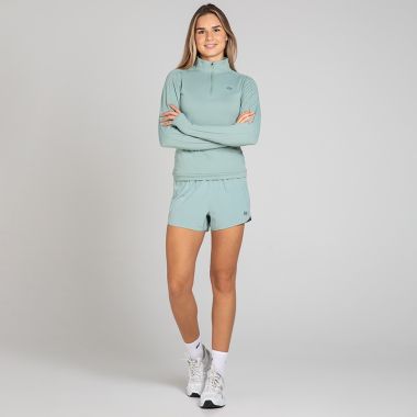 O'Neills Women's Luxe Woven Shorts Green / Dark Grey