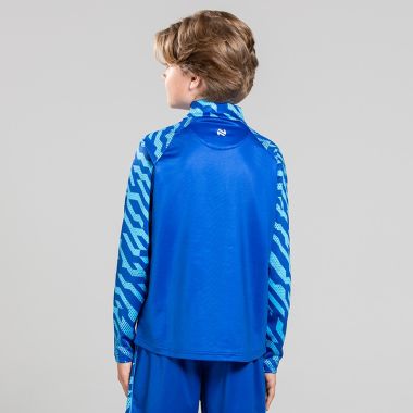 O'Neills Tipperary GAA Kids' Electro Brushed Half Zip Royal / Blue / White