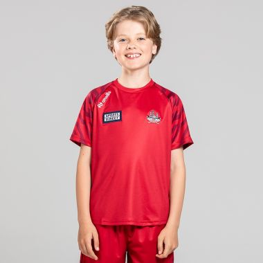 O'Neills Cork GAA Kids' Electro T-Shirt Red / White