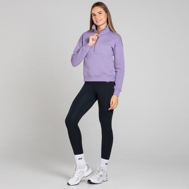 O'Neills Women's Ada Fleece Half Zip Top Purple