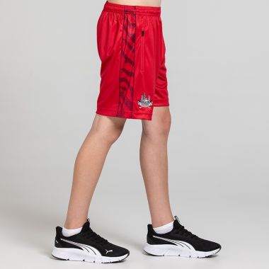 O'Neills Cork GAA Kids' Electro Shorts Red / White