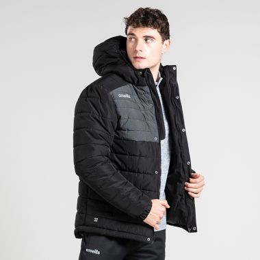 Men&#039;s Wallace Hooded Padded Jacket Black