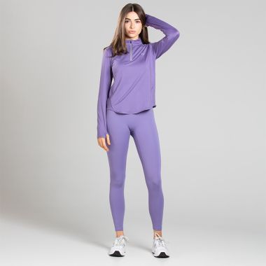 O'Neills Women's Ember Full Length Leggings Purple / Grey