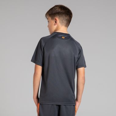 O&#039;Neills Kids&#039; Dynamic T-Shirt Dark Grey / Orange
