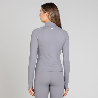 O'Neills Women's Luxe Half Zip Top Grey