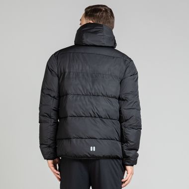 O'Neills Men's Olympus Hooded Padded Jacket Black / Silver
