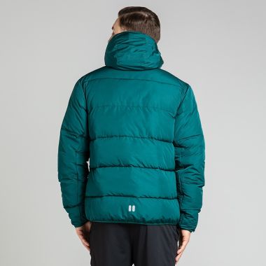 O'Neills Men's Olympus Hooded Padded Jacket Bottle / Silver