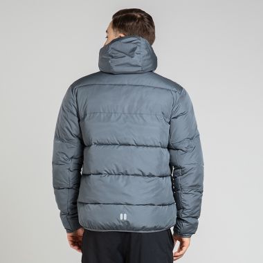 O'Neills Men's Olympus Hooded Padded Jacket Grey / Black