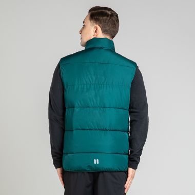 O'Neills Men's Olympus Padded Gilet Bottle / Silver