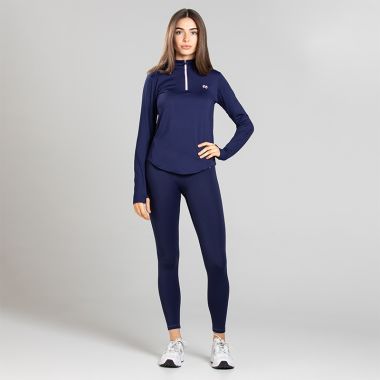 O'Neills Women's Ember Full Length Leggings Marine / Grey