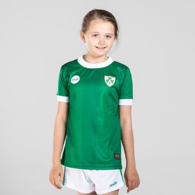 O&#039;Neills Kids&#039; Ireland Premier Jersey Shamrock Green