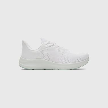 Under Armour Women's UA Pursuit 4 Big Logo Running Shoes White / Illusion Green -SS26