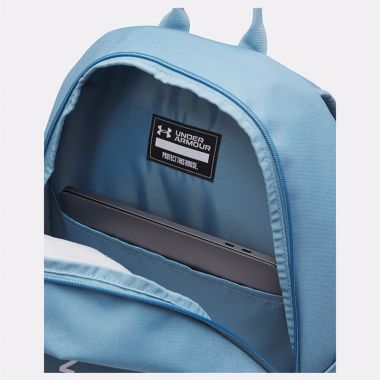 Under Armour UA Hustle Lite Backpack Blue Smoke / White
