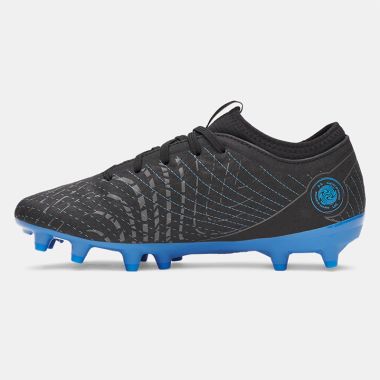 Under Armour Kids&#039; UA Magnetico Select 5 FG Football Boots Black / Castlerock / Blue Atlantis - AW25