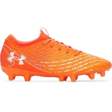 Under Armour Kids&#039; UA Magnetico Select 5 FG Football Boots Blaze Orange / Squad Orange / White - AW25