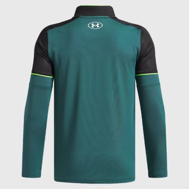 Under Armour Kids' UA Challenger Training Quarter Zip Rack Green / White