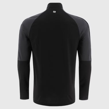 O&#039;Neills Cliftonville FC Acer Brushed Half Zip Top Black / Dark Grey / White