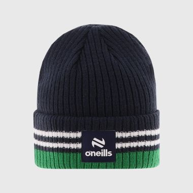 O&#039;Neills Fermanagh GAA Align Beanie Hat Marine / Green / White